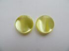 1960s Vintage Sm Moonglow Yellow MOD Dress Shirt Craft Replacement Buttons-18mm