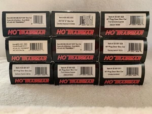 Atlas Trainman HO Scale Box Cars each sold separately - Picture 1 of 60