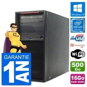 PC tour Lenovo Thinkstation P320 MT G4400 RAM 16Go Scheibe 500Go Windows 10 Wifi - Bild 1 von 7