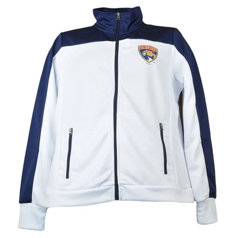NHL Florida Panthers Paly Maker Track Jacket Zip Up Womens Ladies Sweater 2XLARG Cover