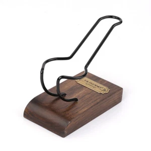Handcrafted Wooden Tobacco Pipe Stand Rack Holder Display For 1 Smoking Pipe - Picture 1 of 5