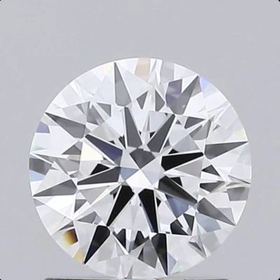 1 CT Round Lab Grown Diamond D, VVS1, IGI Certified - Image 1 of 2