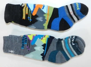 kids SmartWool Socks Size XS full cushion wintersport 2 pairs NWOT (nn60) - Picture 1 of 4