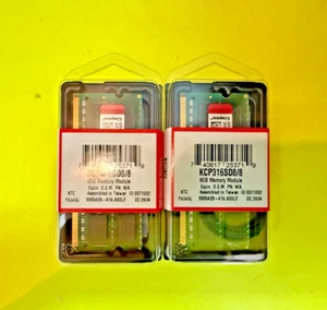 Portátil Kinston 16 GB 2 x 8 GB PC3-12800 SODIMM DDR3 1600 Memoria RAM - Imagen 1 de 3