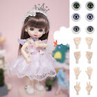 22.5cm 1/8 BJD Doll Cute Girl Makeup Clothes Free Replacement Eyes Hand Gesture