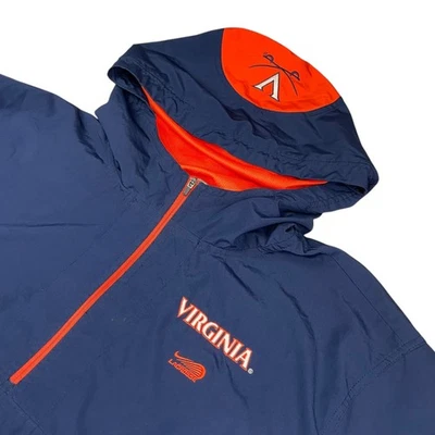 UVA Virginia Cavaliers 长曲棍球 x 耐克团队发行连帽夹克海军蓝 • 中号 — 第 1/4 张图片