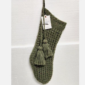 Hearth & Hand Magnolia Christmas Stocking Waffle Knit Confetti Fleck 2024 New - Picture 1 of 3