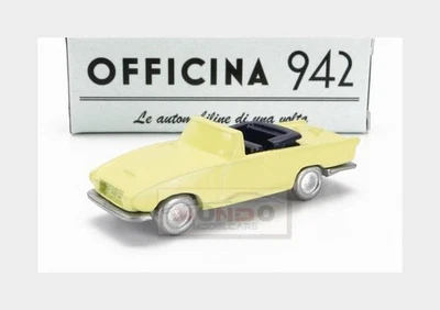 1:76 OFFICINA-942 Fiat 1200 Spider Carrozzeria Ghia Cabriolet Open 1958 ART2047A - Immagine 1 di 2