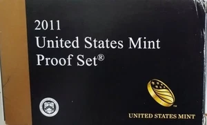 2011 S UNITED STATES MINT PROOF SET COA AND BOX 14 COINS. - Picture 1 of 8
