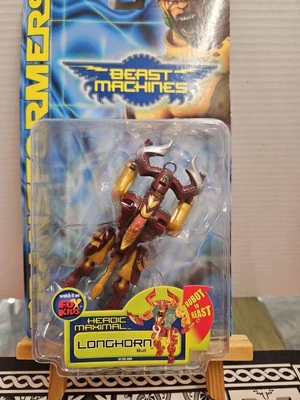 Transformers Beast Machines Longhorn. Factory Sealed - Image 1 of 4