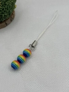LGBTQ PHONE ACCESSORIES PRIDE MONTH LOVE IS LOVE RAINBOW PROUD KEYCHAIN LOVE - Picture 1 of 3