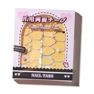 Adhesive Tabs 25 Sheets for Press On False Nail Tip Gel 25 sheets (600 pcs) - Picture 1 of 7