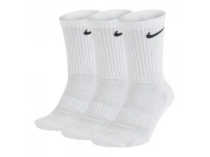 NIKE EVERDAY SOCKS X 3 - WHITE - SX7664-100 - Picture 1 of 1