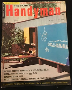 The Family Handyman Magazine 44th Edition VINTAGE Sept. 1958 Vol. 8 No. 5 - Picture 1 of 10