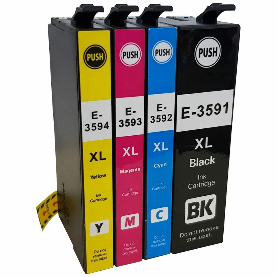 K2PRINT Cartouches Pour Epson 35 XL Workforce Pro wf-4720 Series wf-4720 DWF wf-4740 D
