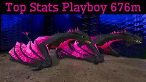 ARK Survival Ascended PvE Top stats Playboy Fire Wyvern 676m PC/XBOX/PS5 ASA - Picture 1 of 15