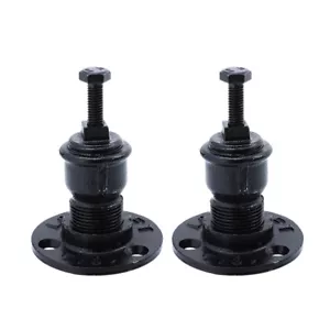 2 Pcs Iron Pipe Handrail Handrail Support Brackets Handrail Wall Bracket - Picture 1 of 11
