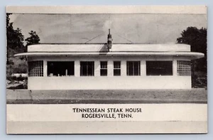 K4/ Rogersville Tennessee Postcard c1950s Tennessean Steak House  166 - Picture 1 of 4