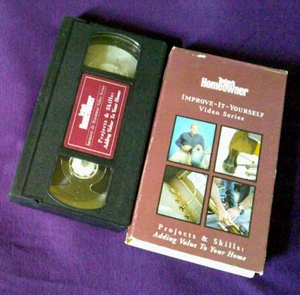 Today's Homeowner - Projects & Skills: Adding Value to Your Home - VHS Videotape - Picture 1 of 2