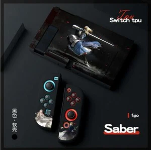 Fate Stay Night SABER Hülle Schutzhülle Case Cover Für Switch Aus TPU - Picture 1 of 1