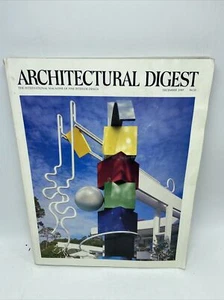Architectural Digest December 1987 Back Issue The International Magazine - Picture 1 of 12