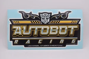 TRANSFORMERS: "AUTOBOT RACING" AUFKLEBER | UNIVERSAL STUDIOS SINGAPUR | 8" x 4" - Bild 1 von 4