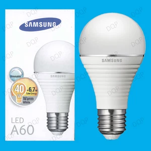 6.7W GLS A60 LED DIMMABLE Light Bulb, Samsung GLS ES E27 Edison Lamp - Picture 1 of 2