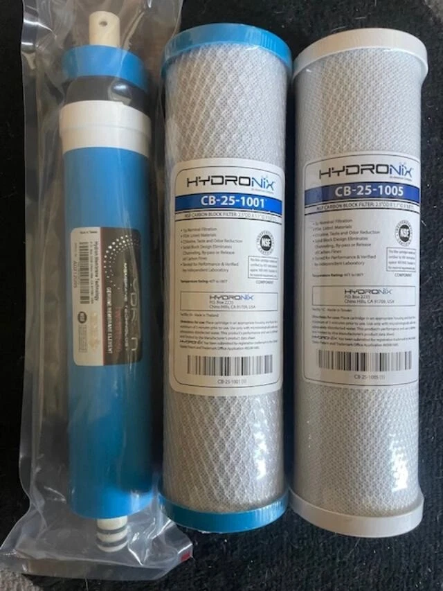 FILTROS PRE Y POST GE SMART WATER RO GXRM10G 50 GPD GE FXWTX GE FX12P GE FX12M Foto 1 de 1