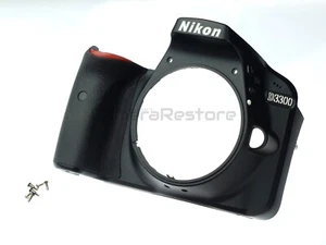 Nikon D3300 Original Front Frame Case Cover Housing Assembly Replacement +Screws - Picture 1 of 2