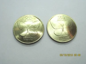 Rare golden Butterfly cuff links-vintage coins - Picture 1 of 2