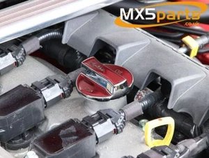 Tapa de llenado de aceite de motor cromada Mazda MX5 MX-5 Mk3 3.5 3.75 Mk4 2005- - Imagen 1 de 8