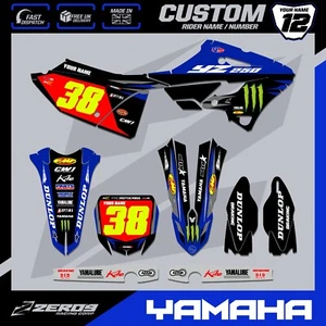 KIT DE CALCOMANÍAS YAMAHA MOTOCROSS GRAPHICS CUSTOM MX GRAPHICS YZ 250 DEEGAN STAR - Imagen 1 de 12