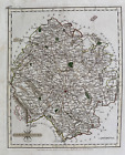 1787 Antique Map; Herefordshire, John Cary, New & Correct English Atlas