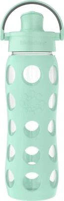 22 Ounce Reusable Glass Bottle with Flip Cap and Silicone Sleeve for Easy Dri... - Image 1 of 4