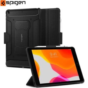Hülle für iPad 8/7 gen. 10.2 2020/2019 Spigen Case Cover Futeral Tasche Schwarz - Bild 1 von 12