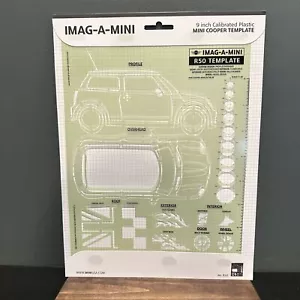 2005 Mini Cooper IMAG-A-MINI 9-inch Calibrated Plastic Template Rare Promo - Picture 1 of 7
