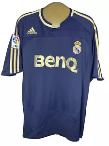ADIDAS 2007-2008 REAL MADRID AWAY JERSEY UNRELEASED BENQ SPONSOR VERY RARE - Picture 1 of 3