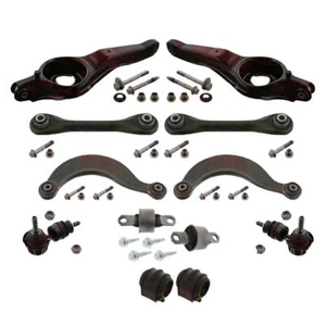 FOR FOCUS 2.5 ST REAR UPPER LOWER CURVED PAN CONTROL ARMS LINKS BUSHES BOLTS KIT - Picture 1 of 6