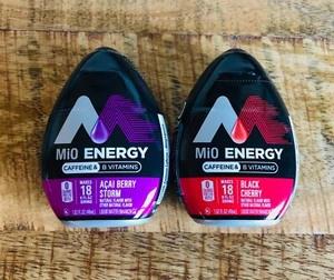 MiO Energy Açaí Berry Storm + MIO Energy Black Cherry (2 Flaschen insgesamt) 48 Shots - Bild 1 von 3