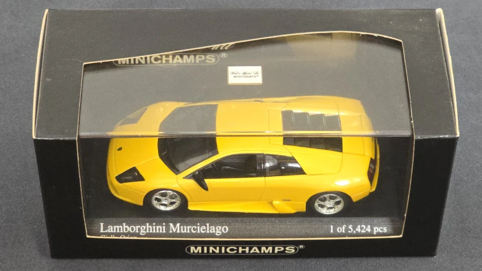 Minichamps Lamborghimi Murcielago Giallo Solido, Scala 1/43 Limited - Immagine 1 di 1