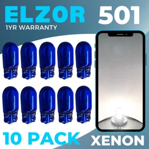 501 Xenon Bulb W5W T10 Cool White Canbus Number Plate Side Light Lamp Bulbs 10x - Picture 1 of 16