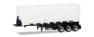 Herpa Refrigerated 3 Axle Container 30ft. Trailer 1/87 ABS Truck Pre-built Model - Picture 1 of 4