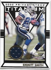 2002 Pacific Private Stock Titanium Postseason Edition #88 Emmitt Smith Jersey N