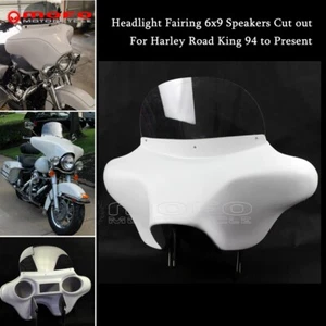 Batwing Fairing 6x9 Speakers Stereo System For Harley Road King FLHR /C 1994-up - Imagen 1 de 11