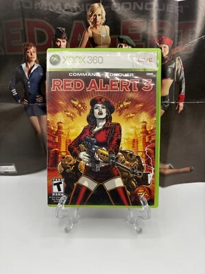 Command & Conquer Red Alert 3 Microsoft Xbox 360 CIB Complete w/ Original Poster - Image 1 of 4