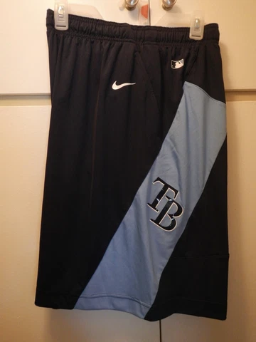 MEN’S Nike Dri-Fit Authentic Apparel MLB Tampa Bay Rays Practice Shorts Size 2XL Cover