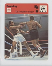 1977-82 Sportscasters Series 33 Swedish Muhammad Ali Leon Spinks #33-08