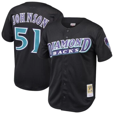 Camiseta Mitchell & Ness Diamondbacks MLB Button BP niños Randy Johnson 1999 Foto 1 de 4