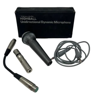 Realistic Highball Unidirectional Dynamic Microphone 33-984A Archer 274-017 Vtg - Picture 1 of 13