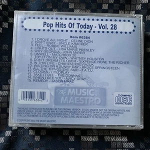 Music Maestro Karaoke CDG MM6384 POP Hits - Picture 1 of 1